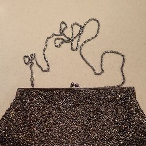 Elegant Beaded Evening Clutch Worn Once
